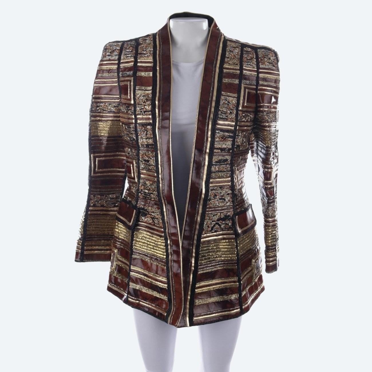 Image 1 of LeatherJacket 40 Multicolored in color Multicolored | Vite EnVogue