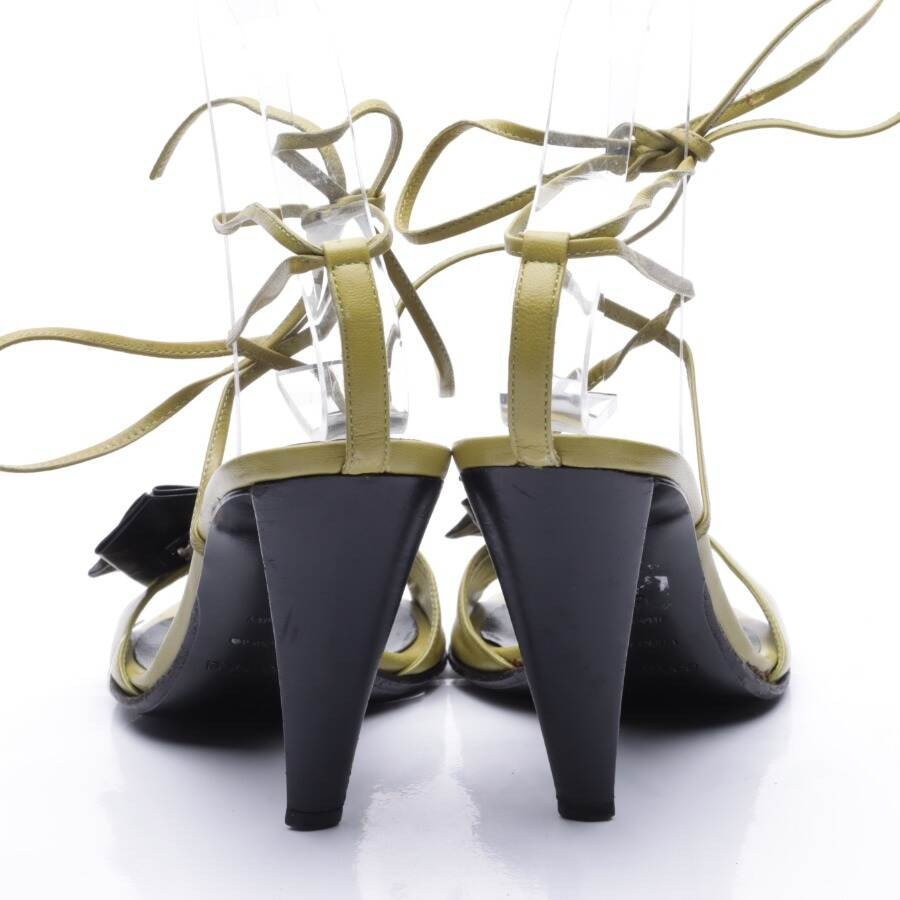 Image 3 of Heeled Sandals EUR 36,5 Olive Green in color Green | Vite EnVogue