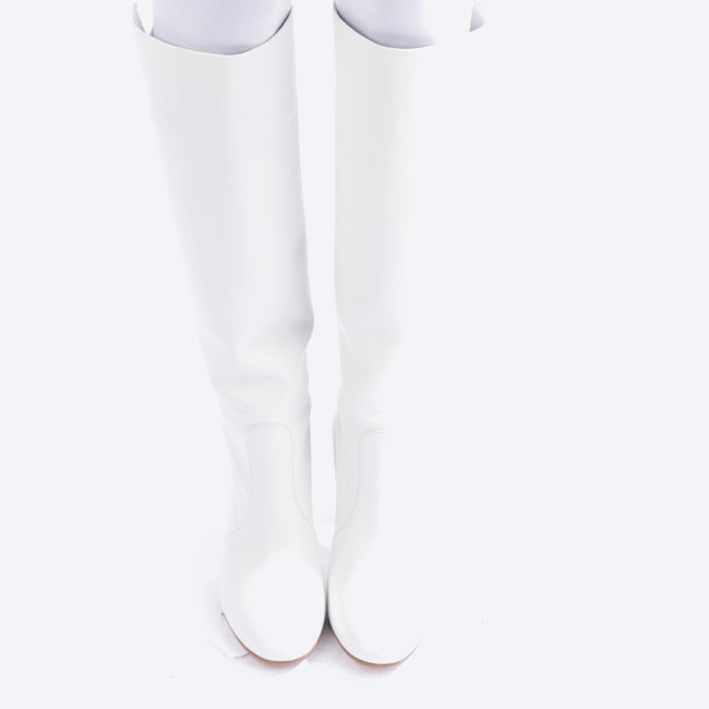 Image 2 of Boots EUR 41 White in color White | Vite EnVogue