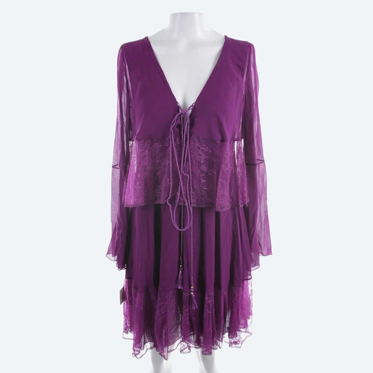 Image 1 of Silk Dress 32 Purple in color Purple | Vite EnVogue