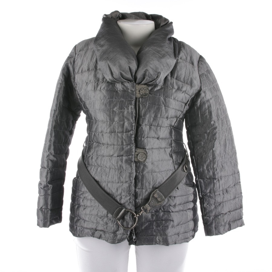 Image 1 of Winter Jacket 40 Silver in color Metallic | Vite EnVogue