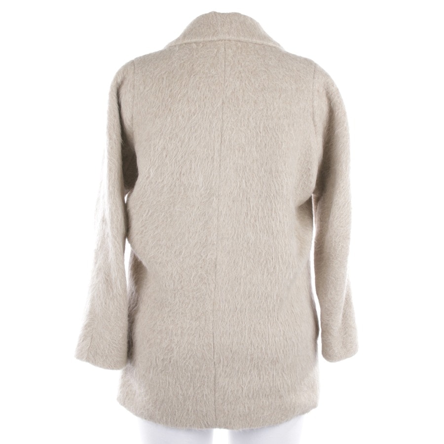 Image 2 of Wool Coat M Beige in color White | Vite EnVogue