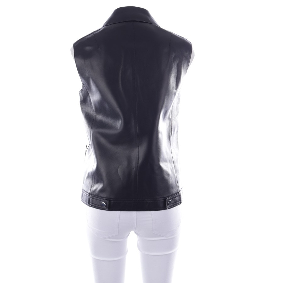 Image 2 of Leather Vest 32 Black in color Black | Vite EnVogue