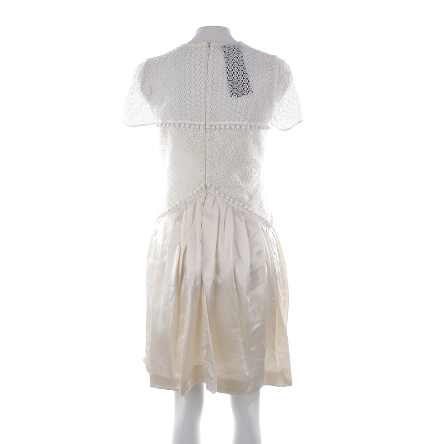 Image 2 of Silk Dress 40 Cream in color White | Vite EnVogue