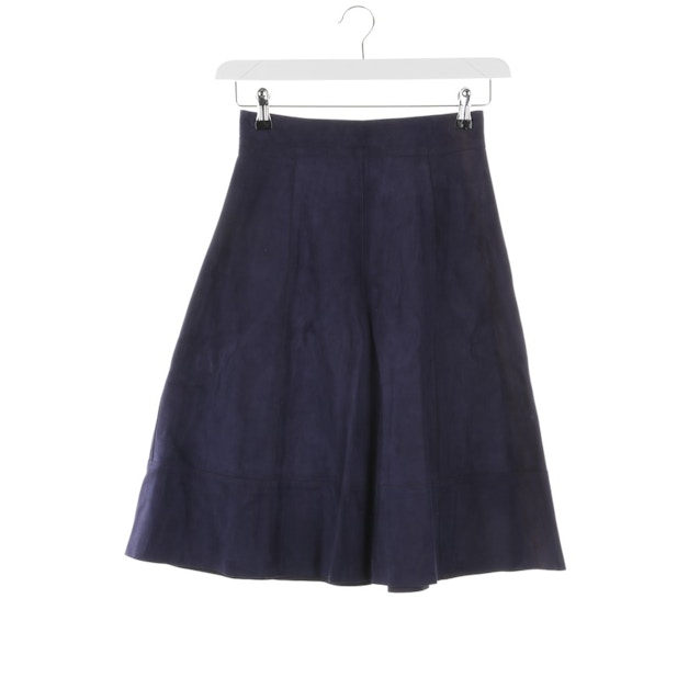 Image 1 of Leather Skirt 32 Navy | Vite EnVogue