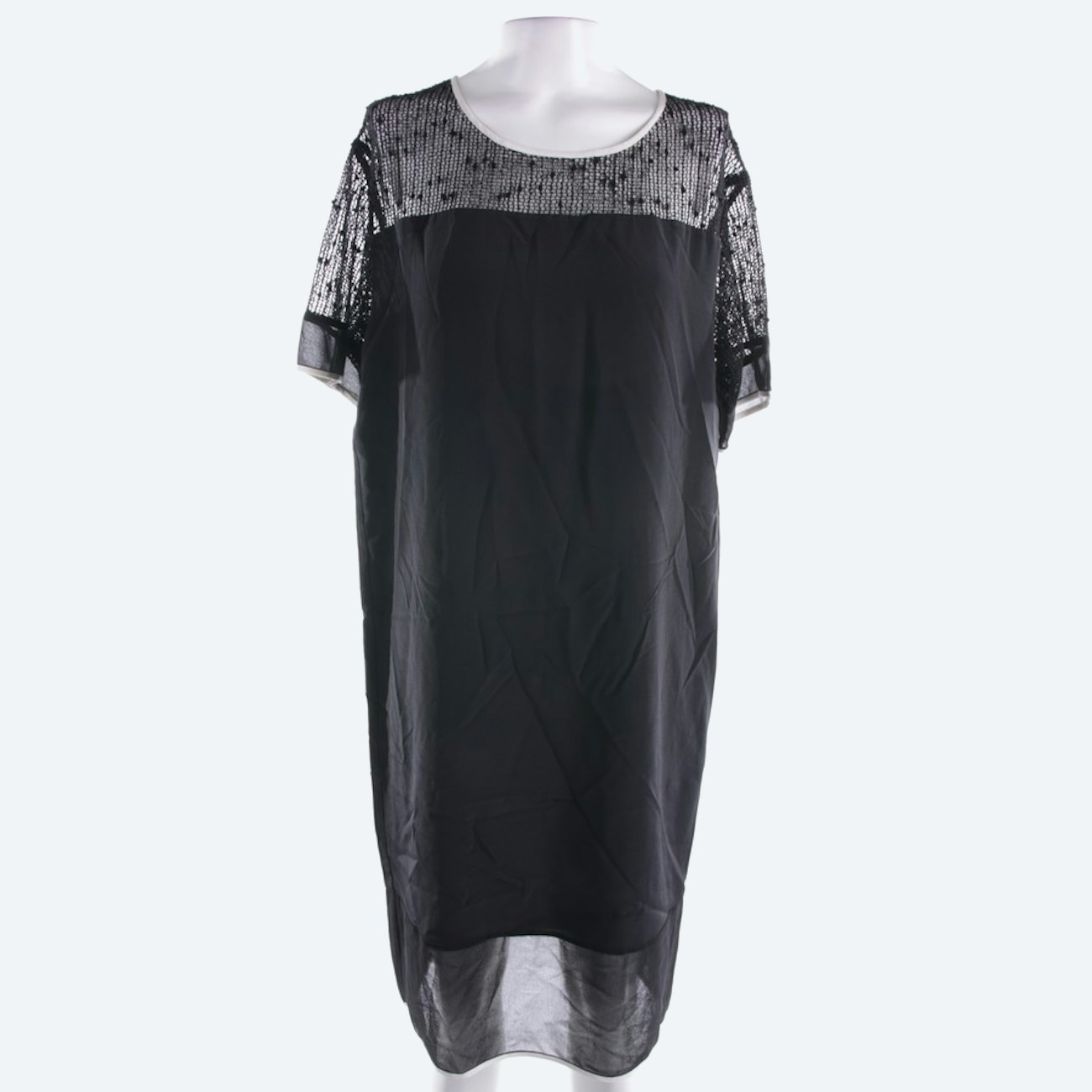 Image 1 of Silk Dress 34 Black in color Black | Vite EnVogue
