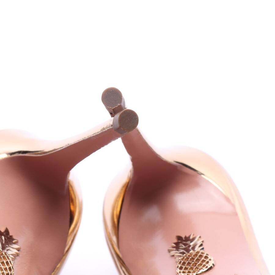 Image 6 of Heeled Sandals EUR 41 Gold in color Metallic | Vite EnVogue