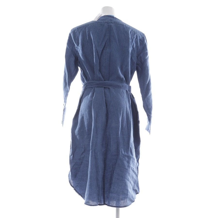 Image 2 of Linen Dress M Navy in color Blue | Vite EnVogue