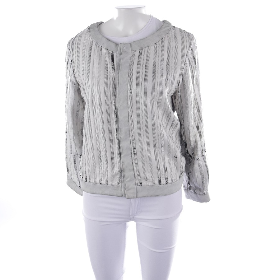 Image 1 of LeatherJacket 38 White in color White | Vite EnVogue