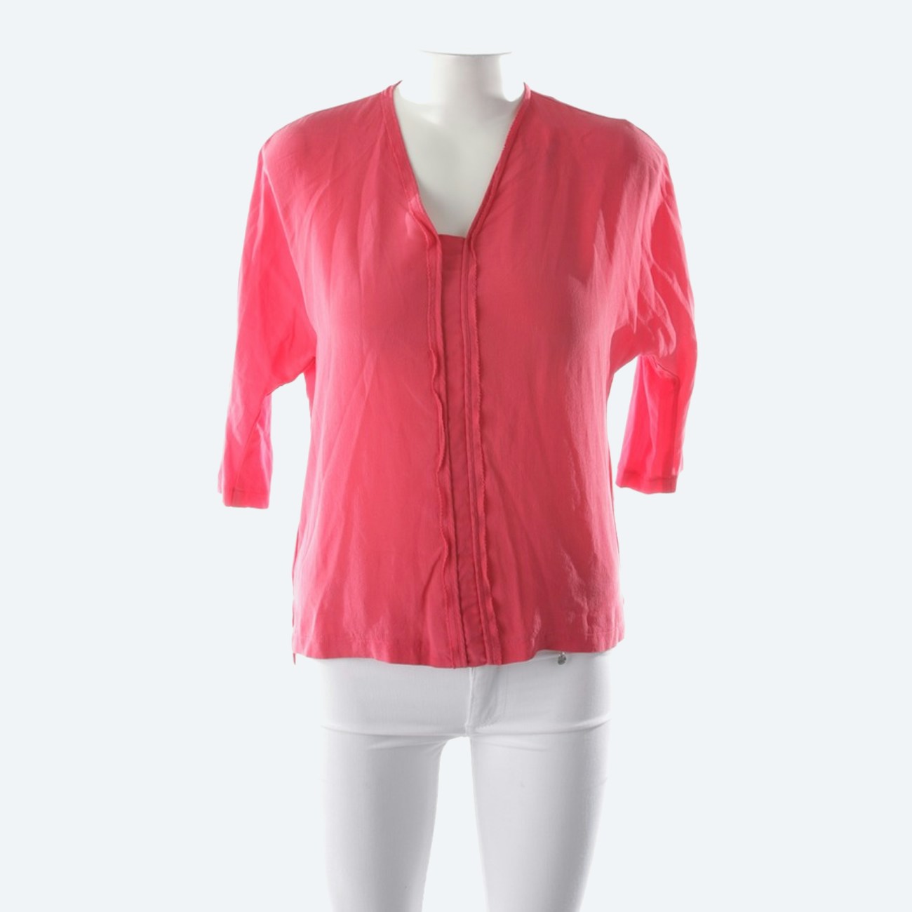 Image 1 of Silk Blouse 34 Fuchsia in color Pink | Vite EnVogue
