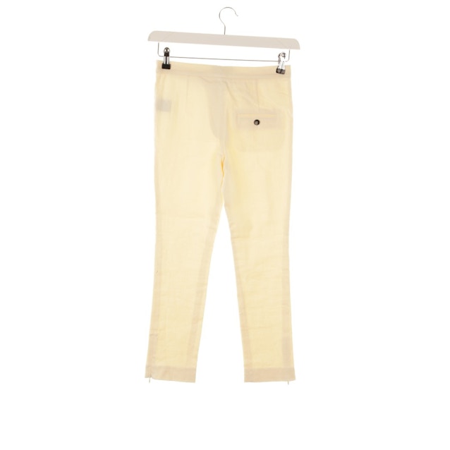 fabric pants 34 cream white | Vite EnVogue
