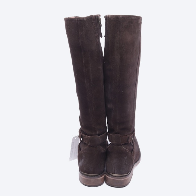 Image 5 of Boots EUR 38 Dark Brown in color Brown | Vite EnVogue