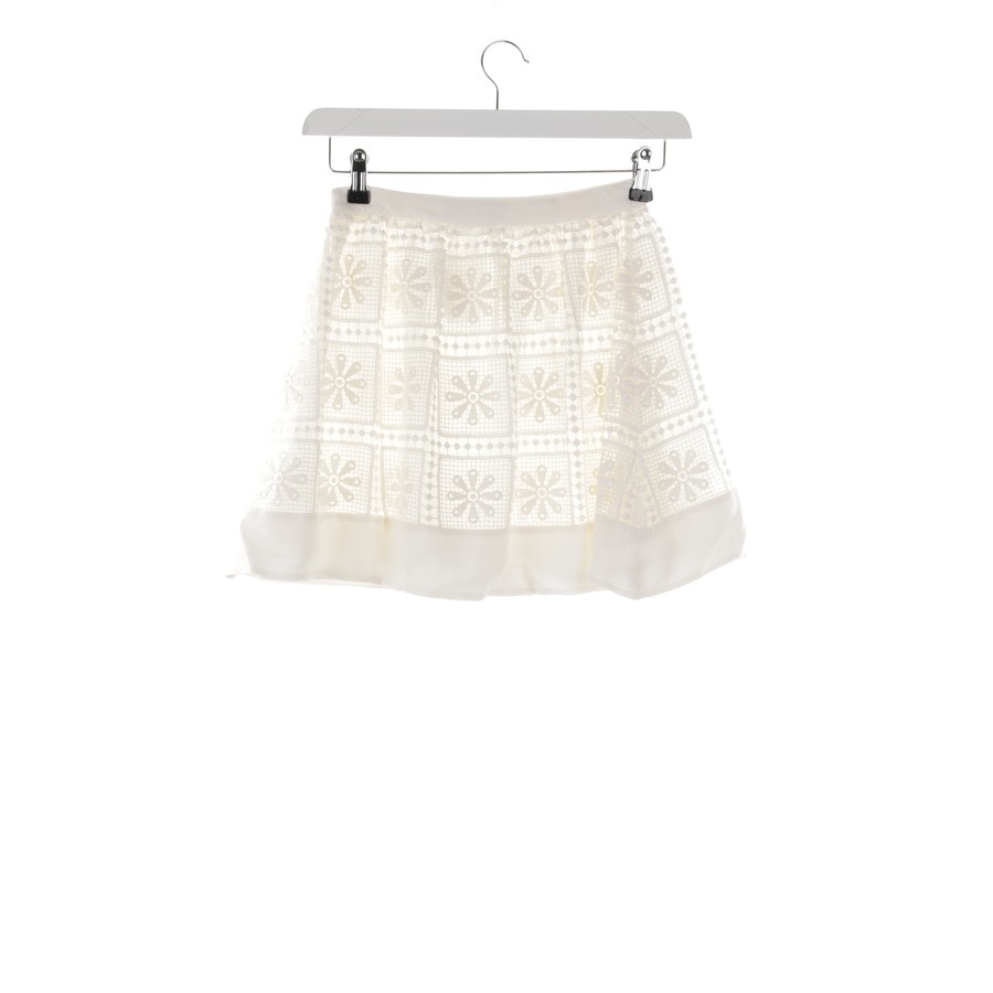 Image 2 of Mini Skirt 32 Cream in color White | Vite EnVogue