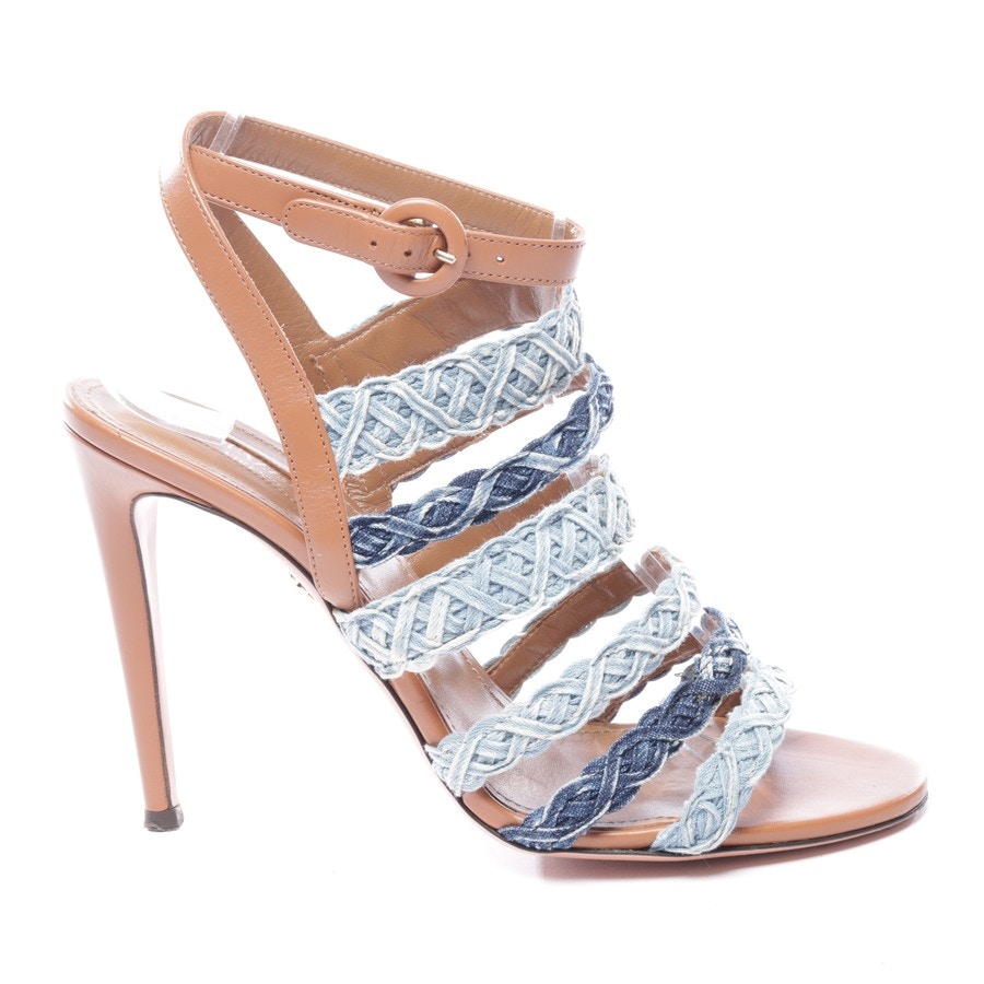 Image 1 of Heeled Sandals EUR 37,5 Multicolored in color Multicolored | Vite EnVogue