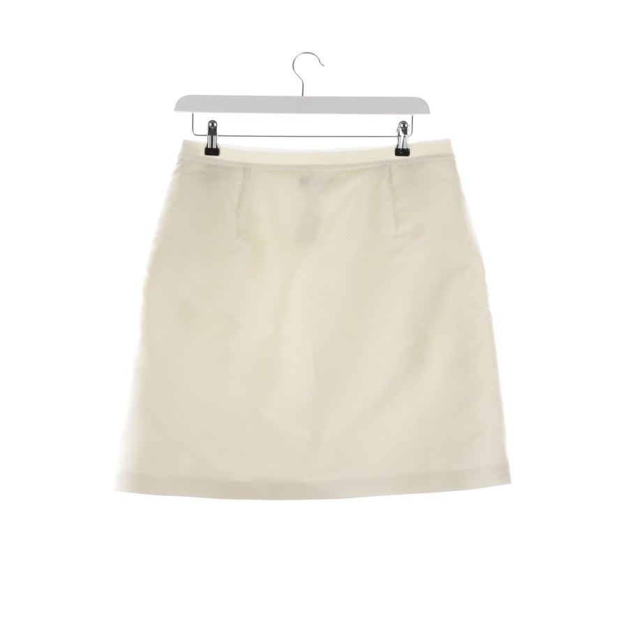 Image 2 of Mini Skirt 42 Cream in color White | Vite EnVogue