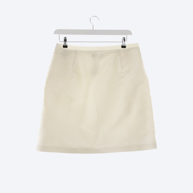 Image 2 of Mini Skirt 42 Cream in color White | Vite EnVogue