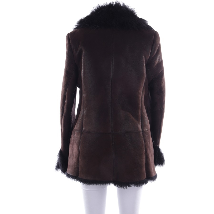 Image 2 of Sheepskin Jacket 34 Dark Brown in color Brown | Vite EnVogue