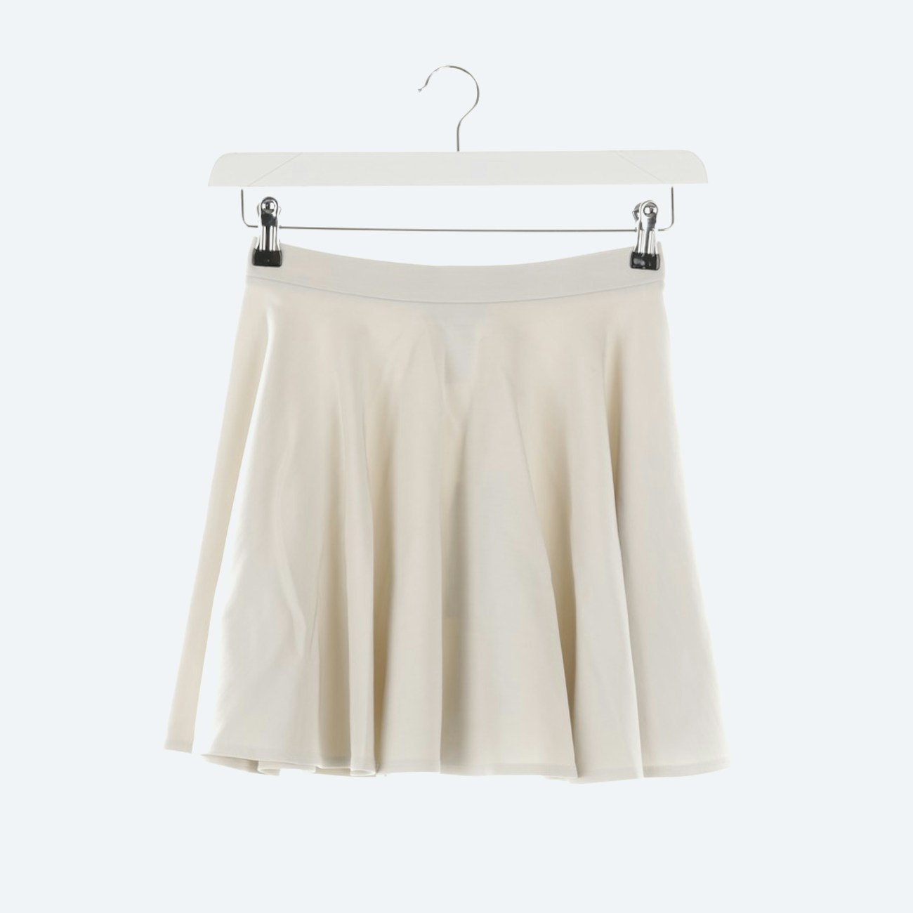 Image 1 of Mini Skirt 38 Light Gray in color Gray | Vite EnVogue