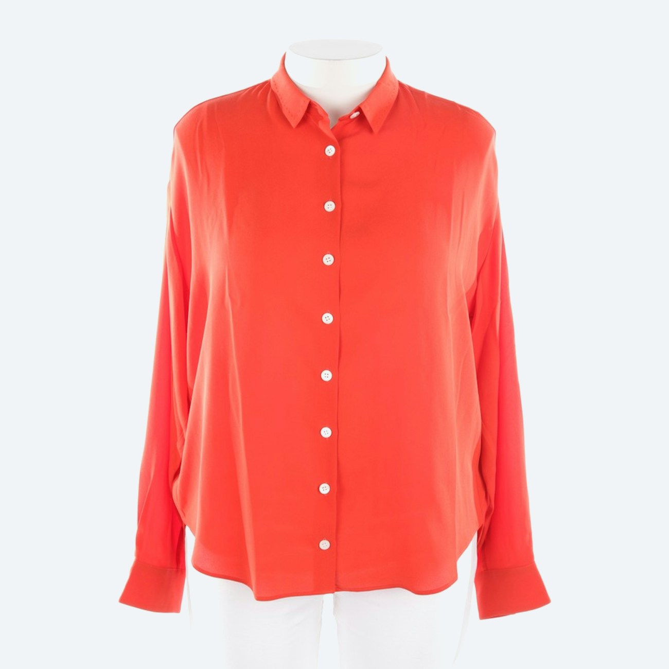 Image 1 of Silk Shirt 42 Orange in color Orange | Vite EnVogue