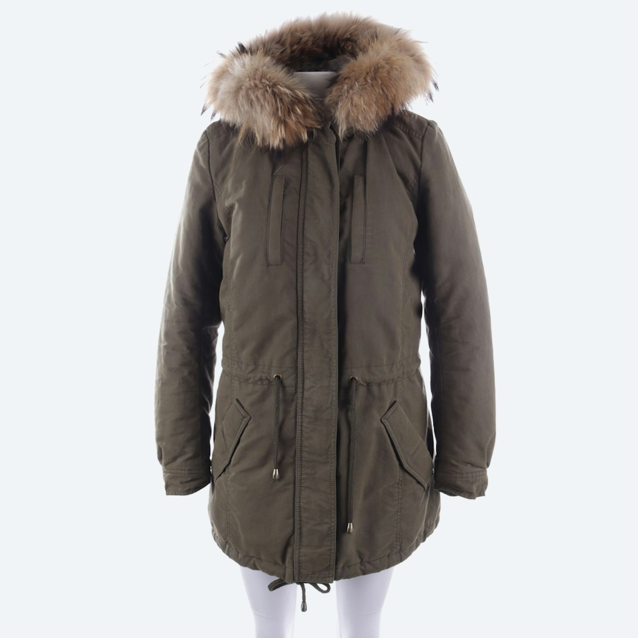 Image 1 of Winter Jacket 38 Khaki in color Yellow | Vite EnVogue