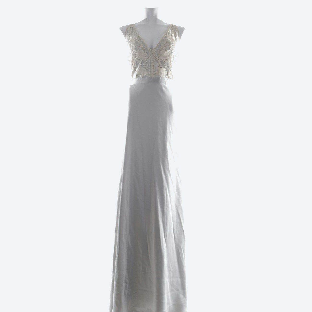 Image 1 of Evening Gown 44 Light Gray in color Gray | Vite EnVogue