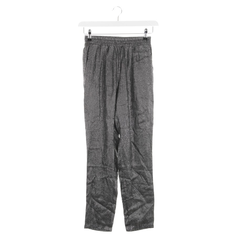 Image 1 of Trousers 34 Silver in color Metallic | Vite EnVogue