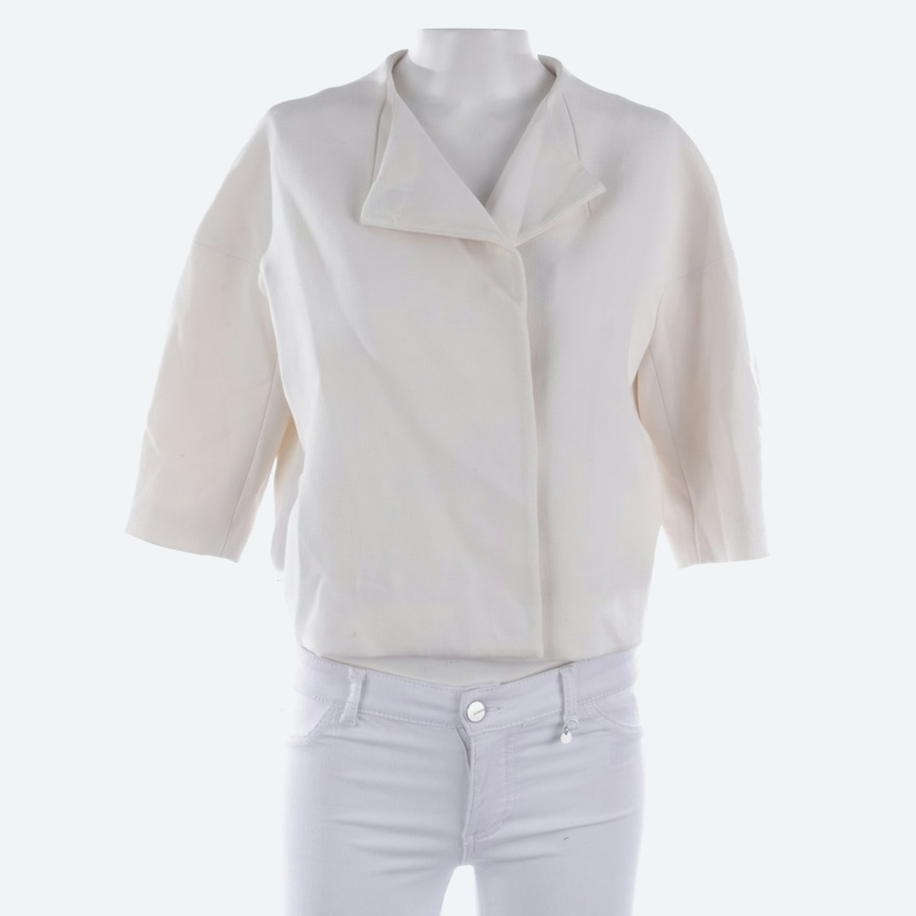Image 1 of Summer Jacket XS Cream in color White | Vite EnVogue