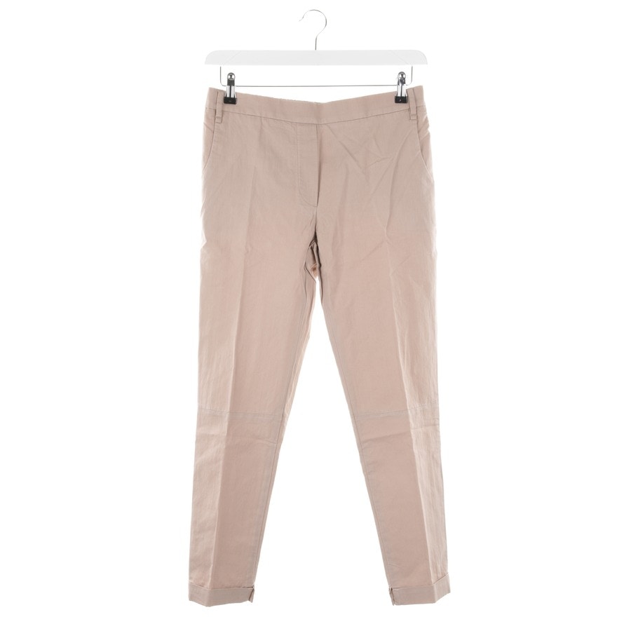 Image 1 of fabric pants 38 beige brown in color beige | Vite EnVogue