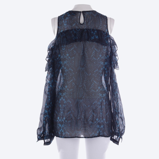 Image 2 of Silk Blouse L Darkblue in color Blue | Vite EnVogue