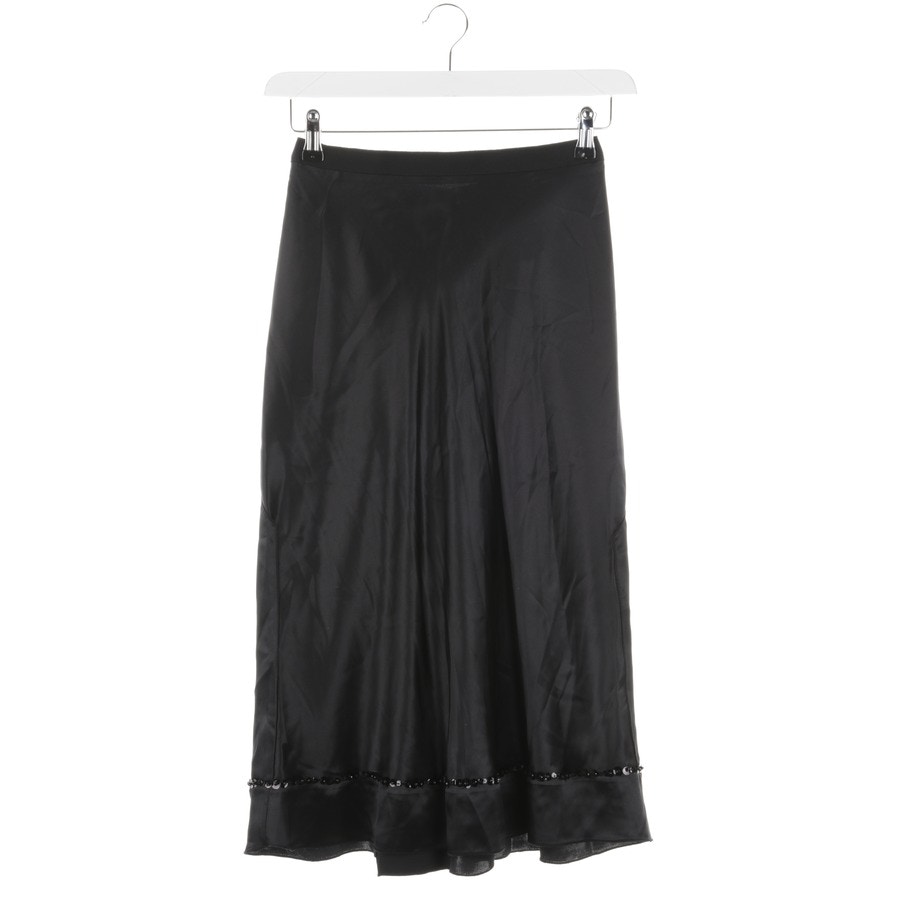 Image 1 of Silk Skirt 30 Black in color Black | Vite EnVogue