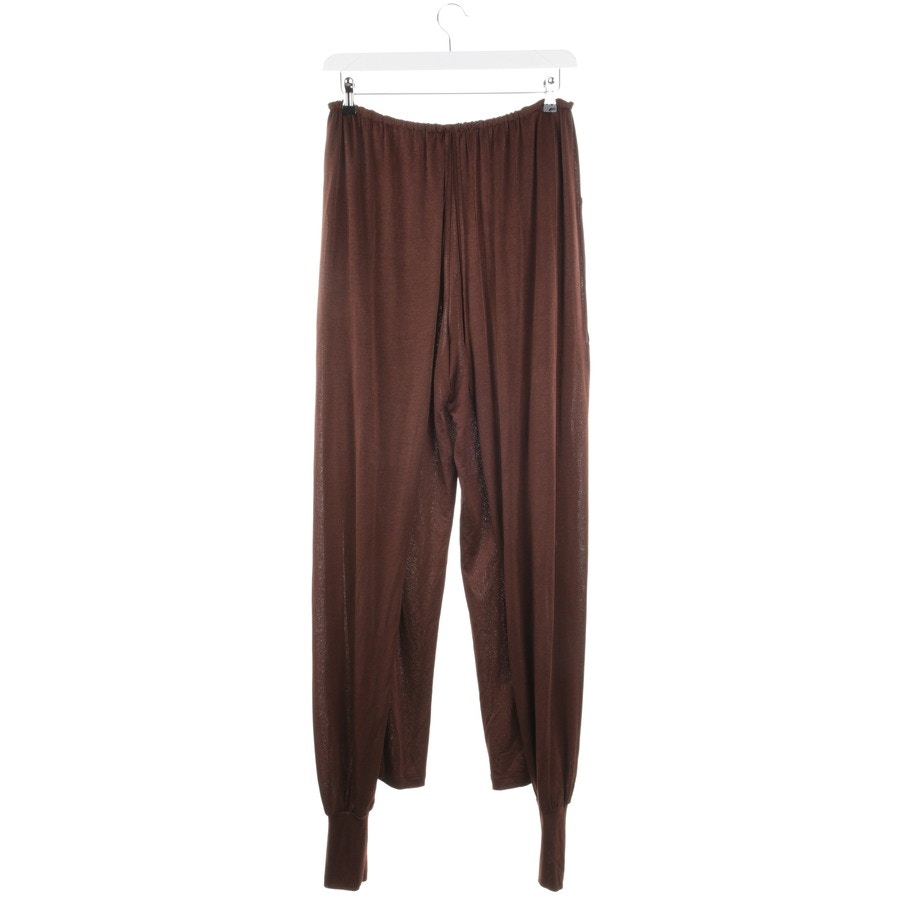Image 2 of Trousers 44 Brown in color Brown | Vite EnVogue