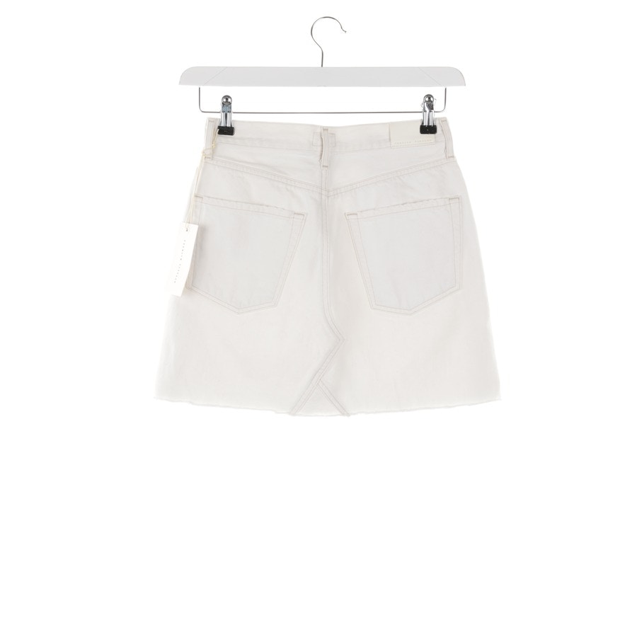 Image 2 of Mini Skirt W28 White in color White | Vite EnVogue