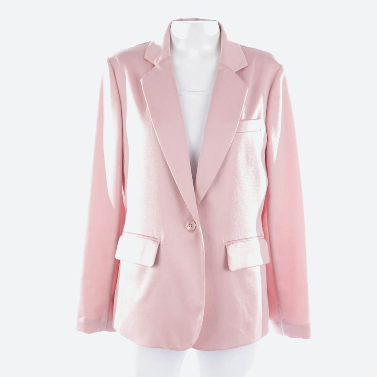 Image 1 of blazer 36 dusky pink in color pink | Vite EnVogue