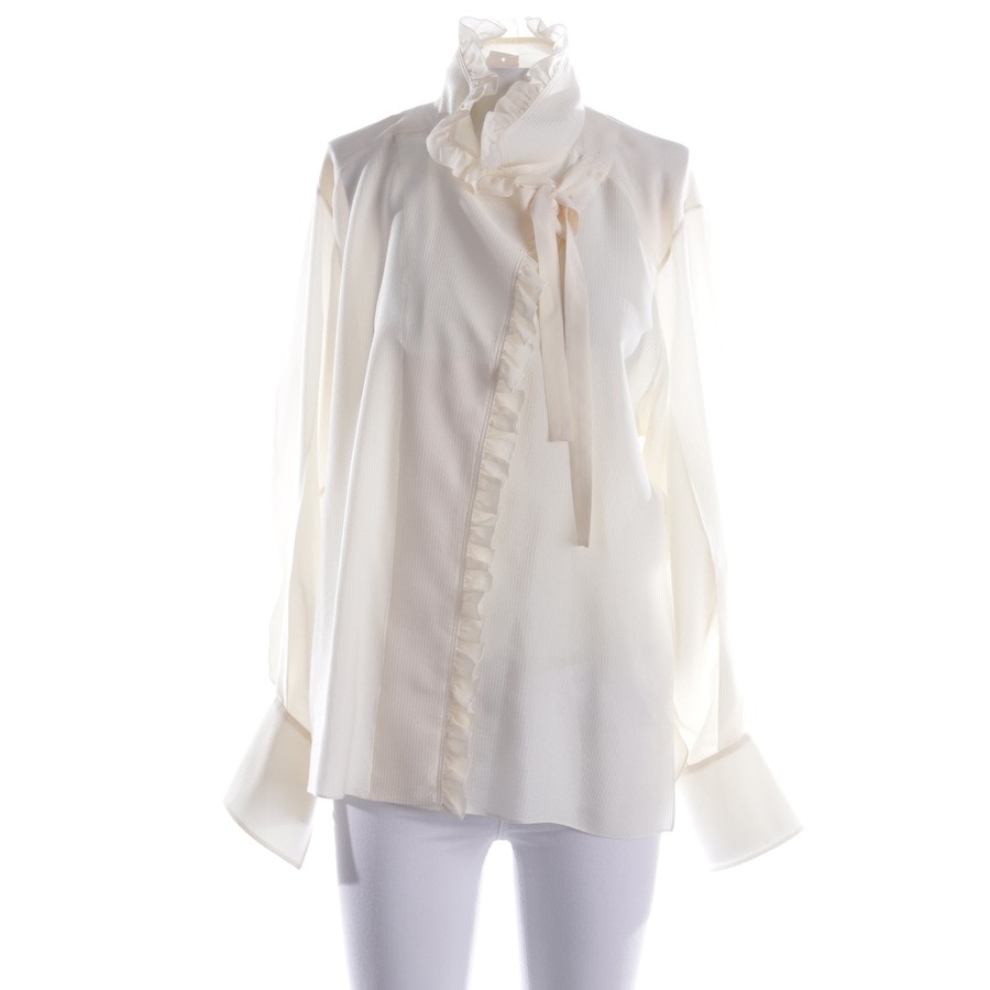 Image 1 of Silk Blouse 38 Cream in color Brown | Vite EnVogue