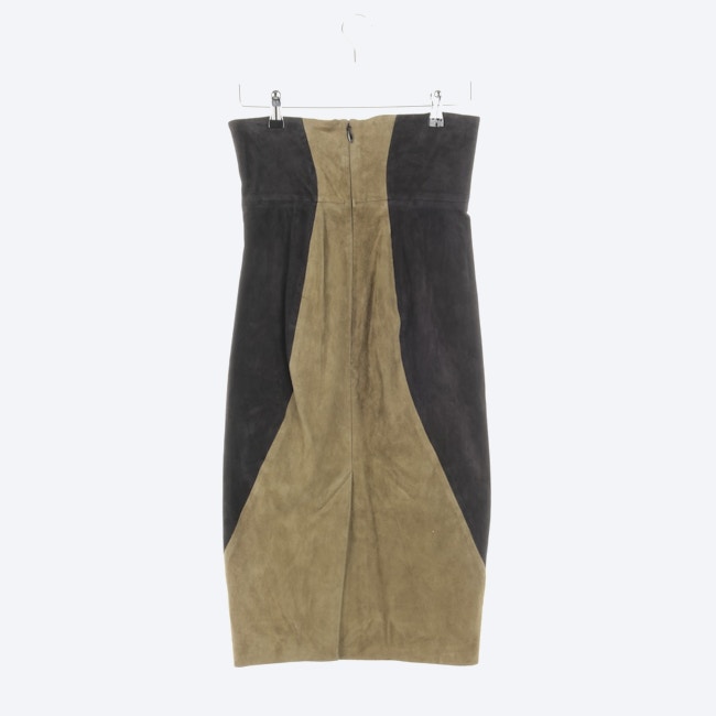 Image 2 of Leather Skirt XS Black in color Black | Vite EnVogue