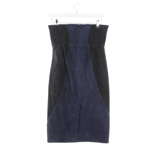 Leather Skirt L Blue | Vite EnVogue