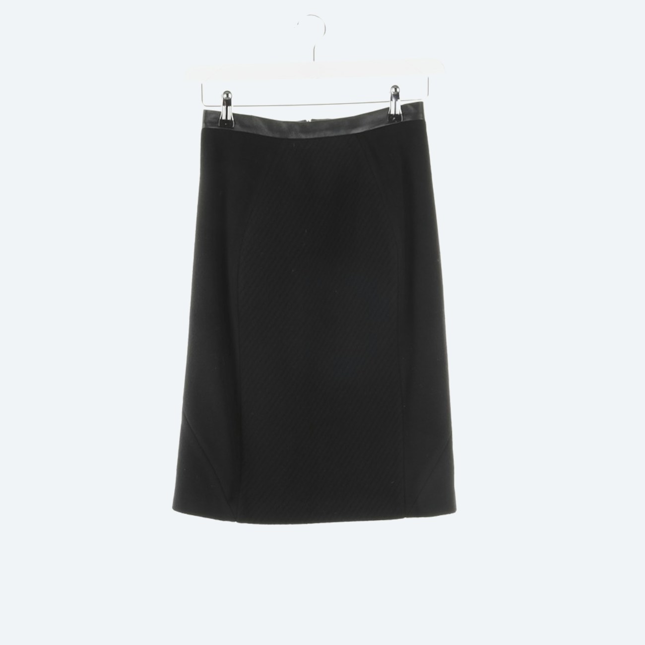 Image 1 of Wool Skirt XS Black in color Black | Vite EnVogue