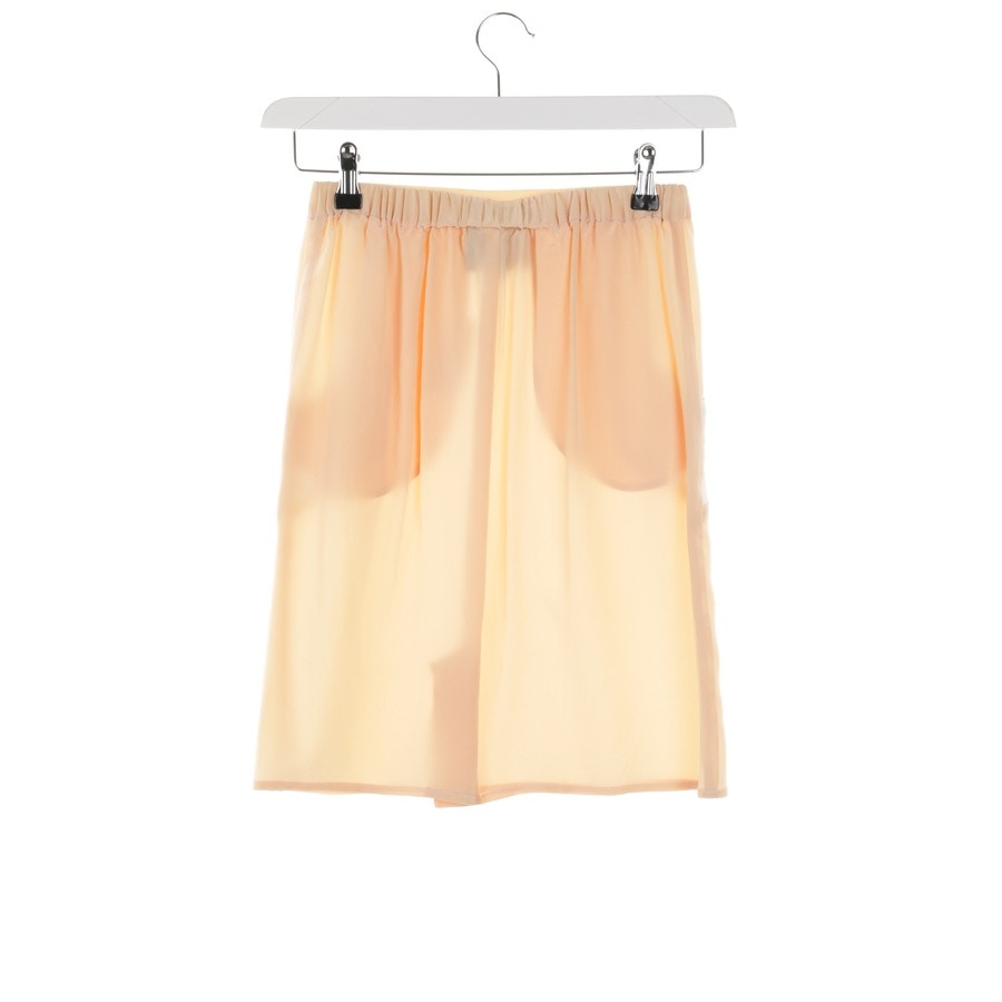 Image 2 of Silk Skirt XS Beige in color White | Vite EnVogue