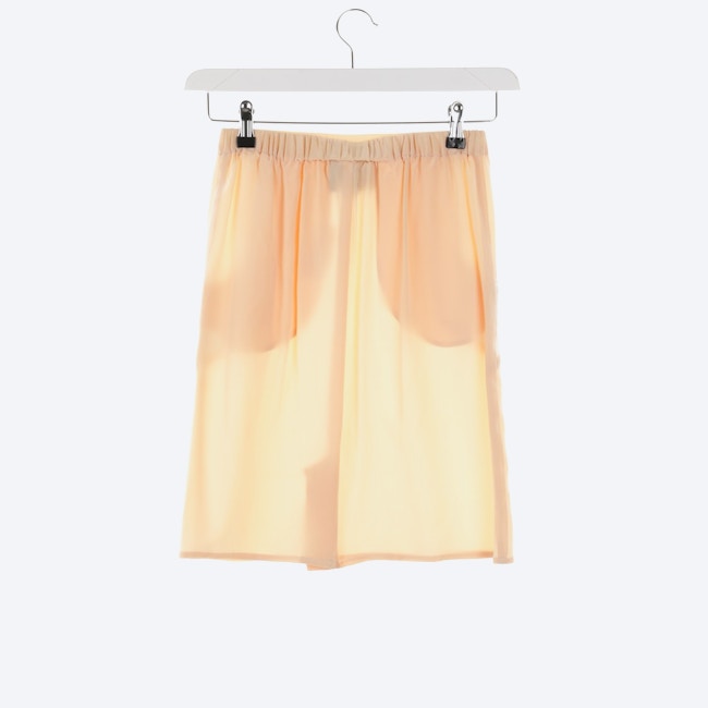 Image 2 of Silk Skirt XS Beige in color White | Vite EnVogue