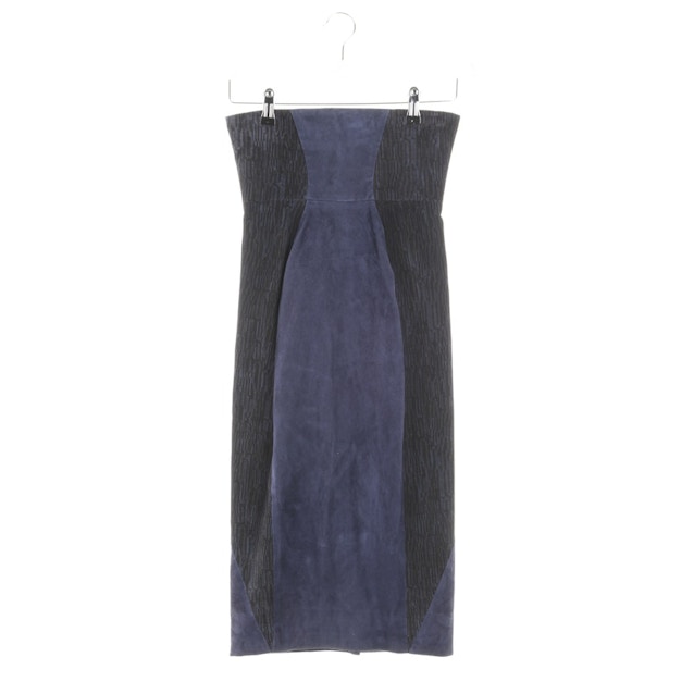 Image 1 of Leather Skirt XS Navy | Vite EnVogue