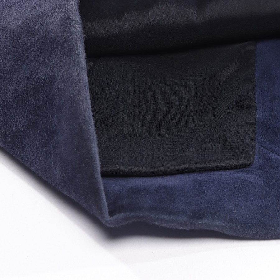 Image 5 of Leather Skirt XS Navy in color Blue | Vite EnVogue