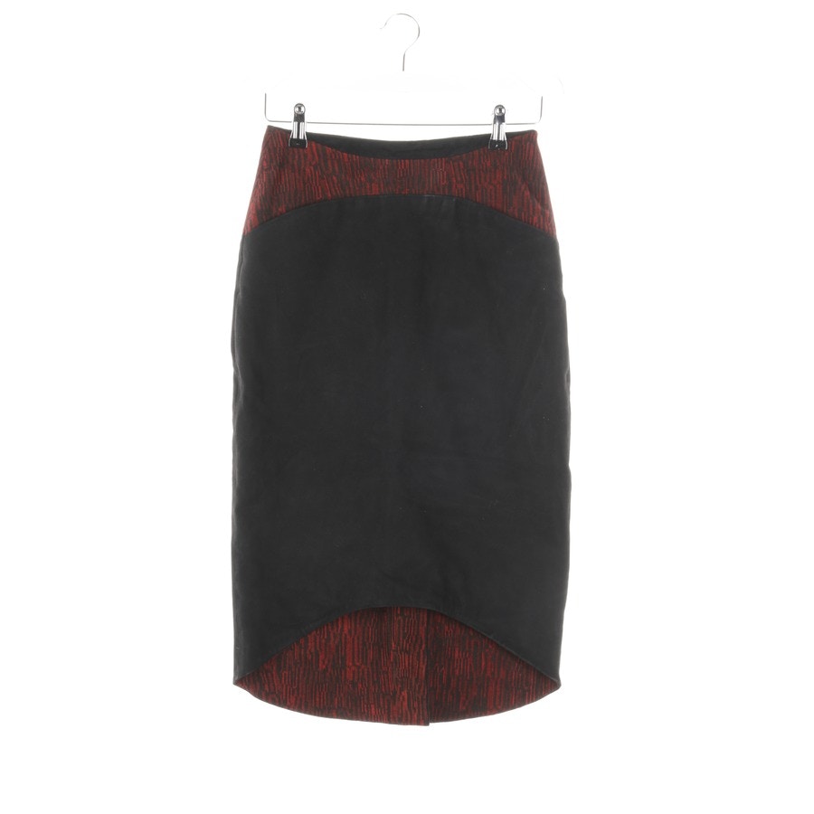 Image 1 of Leather Skirt XS Red in color Red | Vite EnVogue