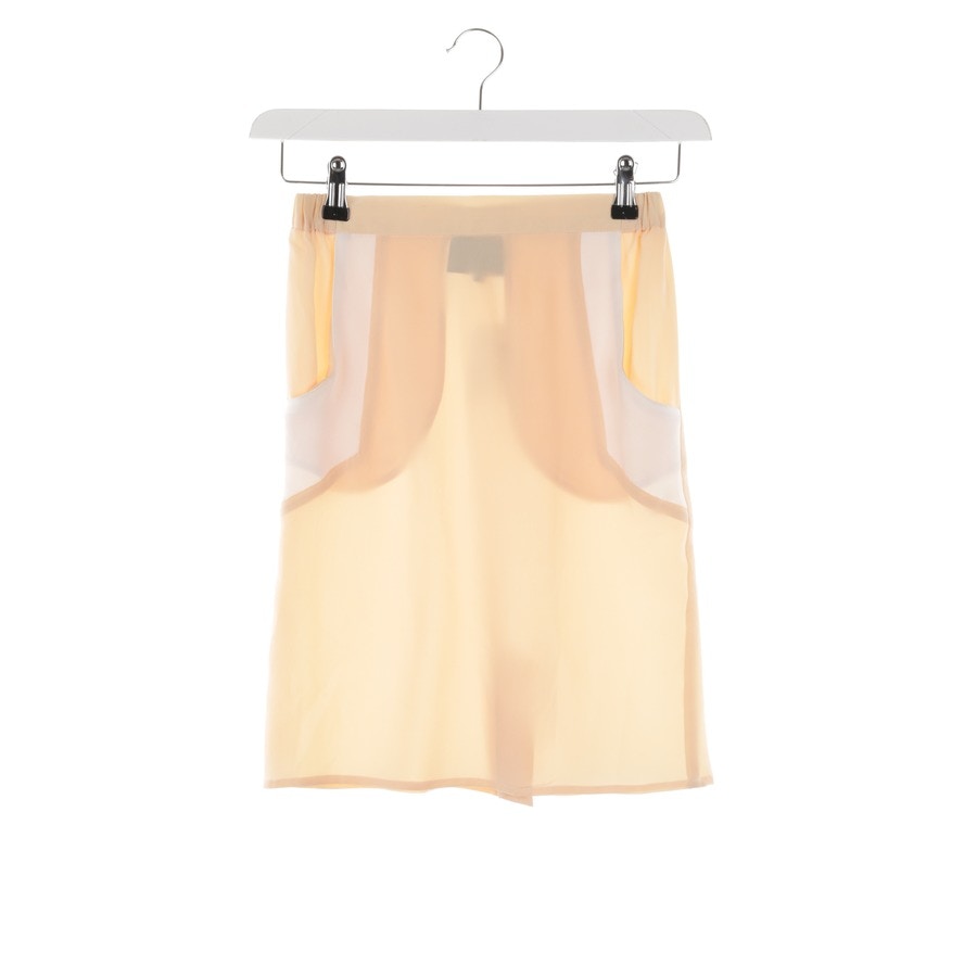 Image 1 of Silk Skirt M Beige in color White | Vite EnVogue
