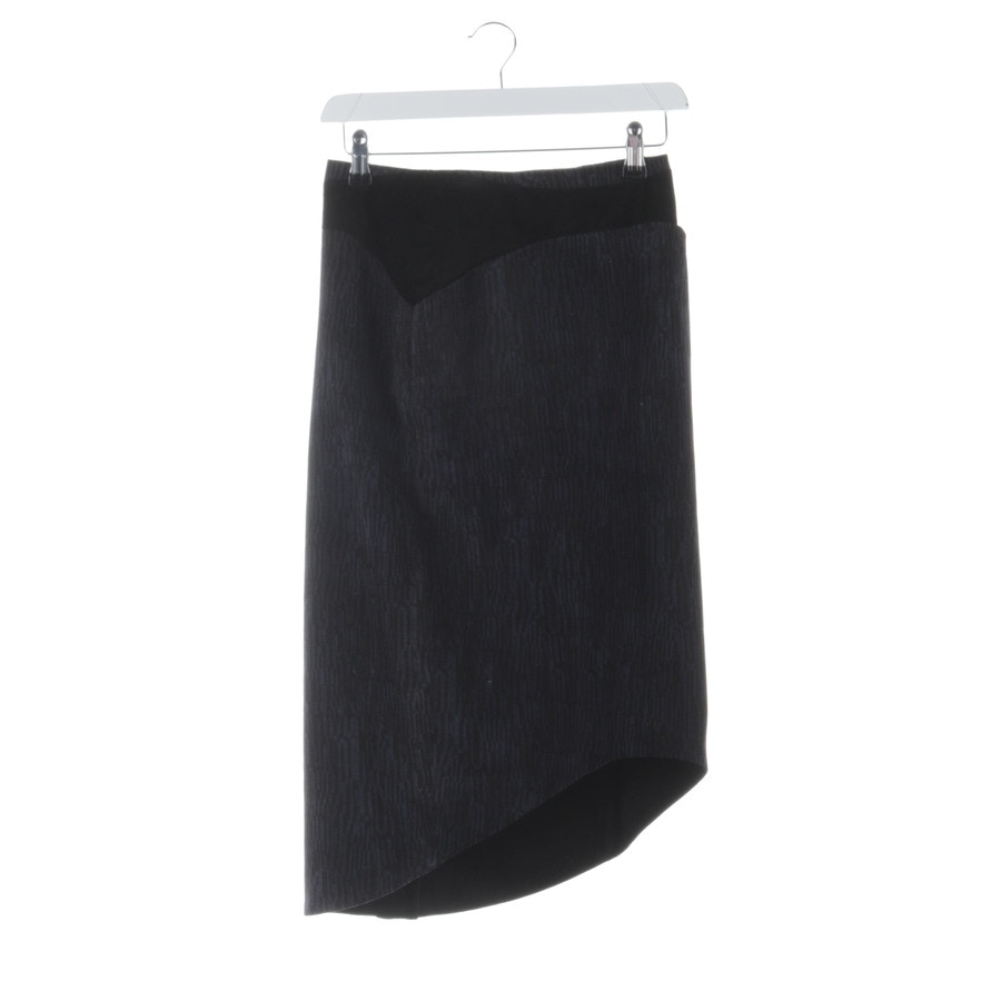 Image 1 of Leather Skirt XS Blue in color Blue | Vite EnVogue