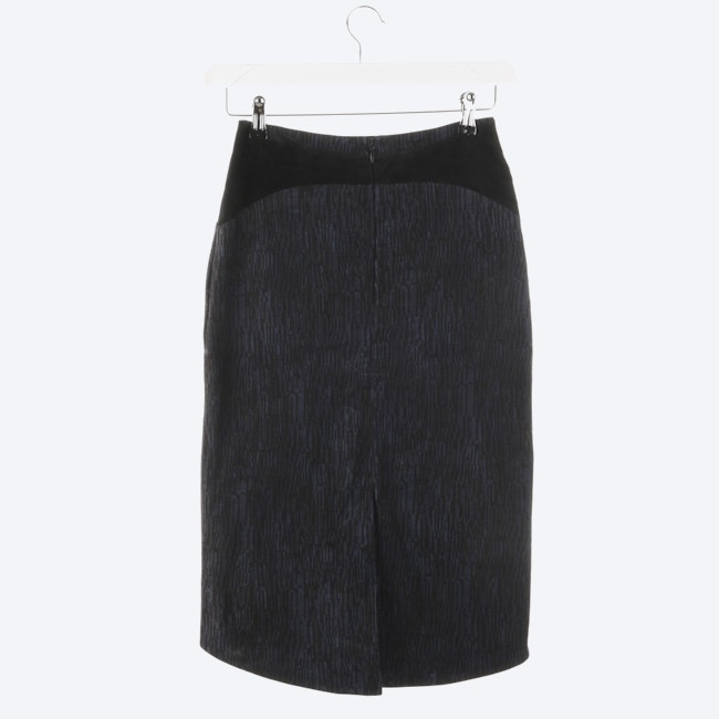 Image 2 of Leather Skirt XS Navy in color Blue | Vite EnVogue