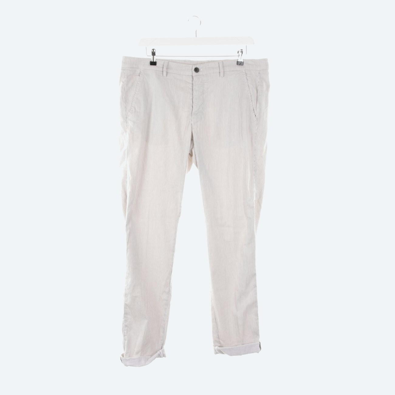 Image 1 of Trousers 56 Beige in color White | Vite EnVogue