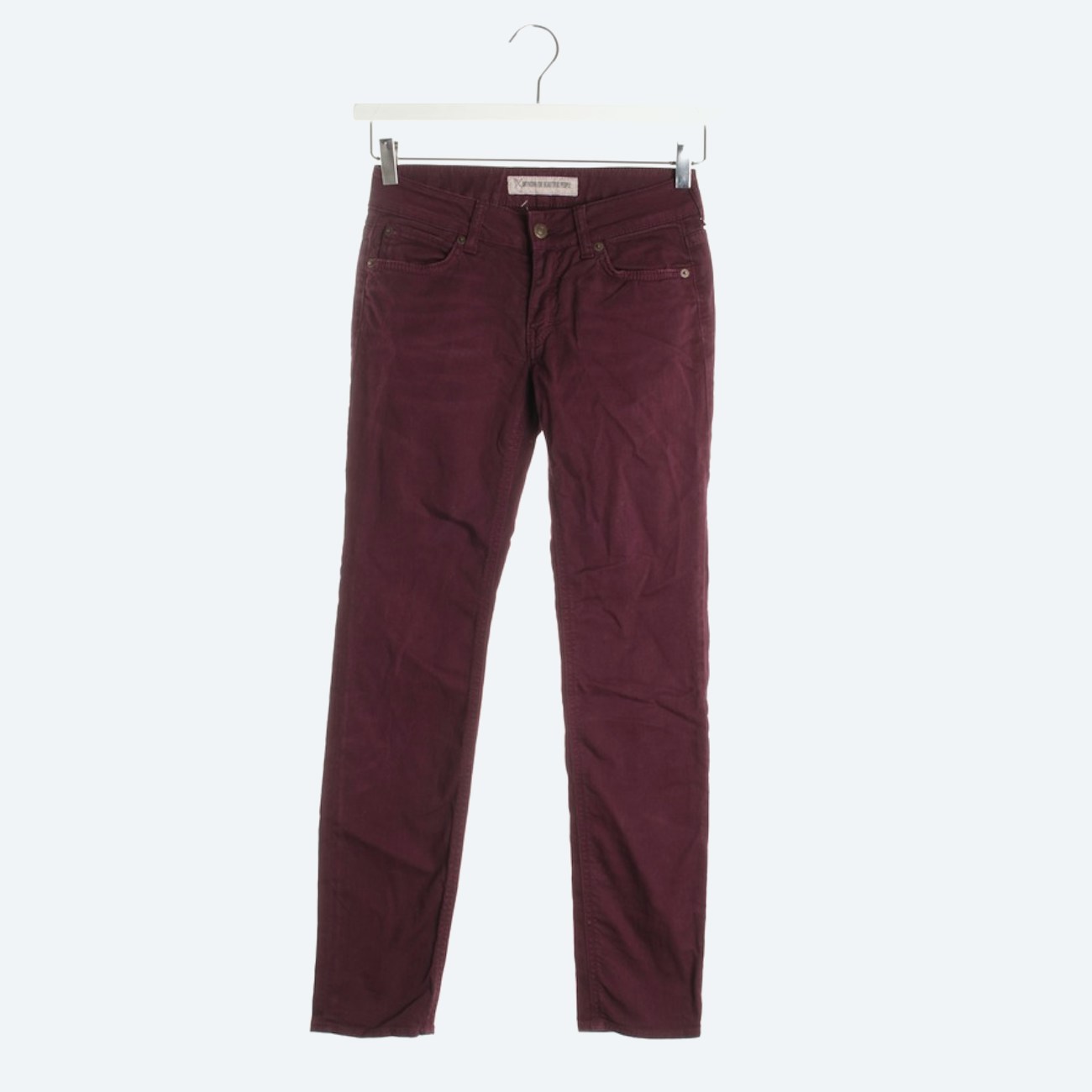Bild 1 von Jeans Skinny W25 Bordeaux in Farbe Rot | Vite EnVogue