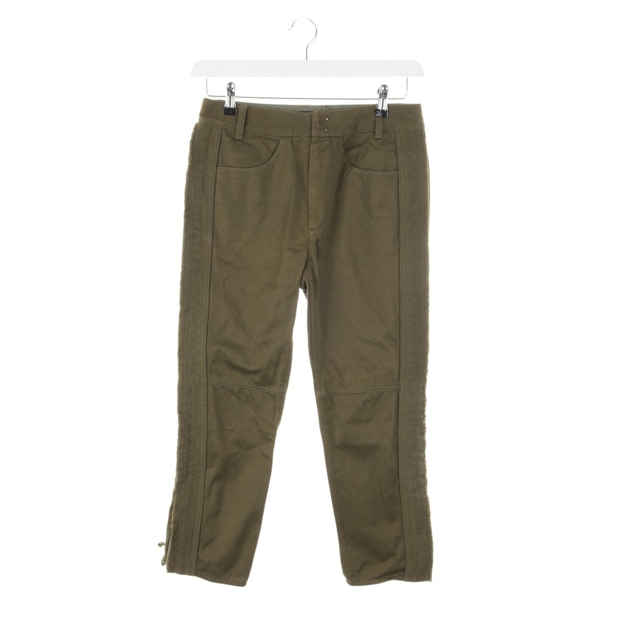 Image 1 of Trousers 34 Green in color Green | Vite EnVogue