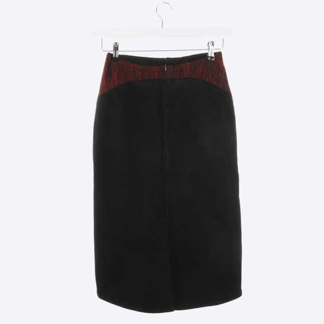 Image 2 of Leather Skirt XS Red in color Red | Vite EnVogue