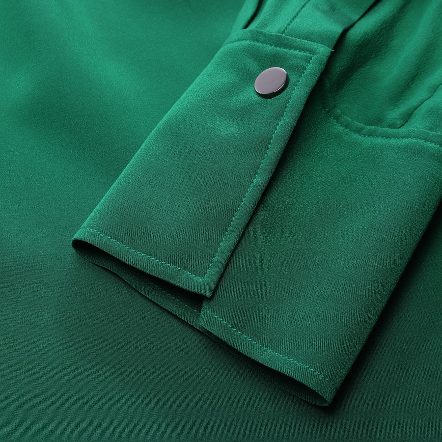 Image 3 of Silk blouses 38 Forestgreen in color Green | Vite EnVogue